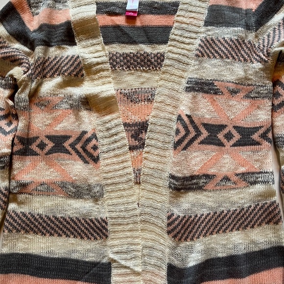 No Boundaries Open Cardigan Sweater, Sz M - Picture 3 of 10